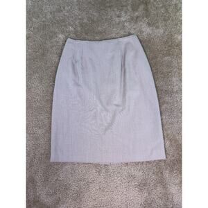 Christy Girl Women Skirt Size Pencil Gray Size 10 Petite Vintage E380